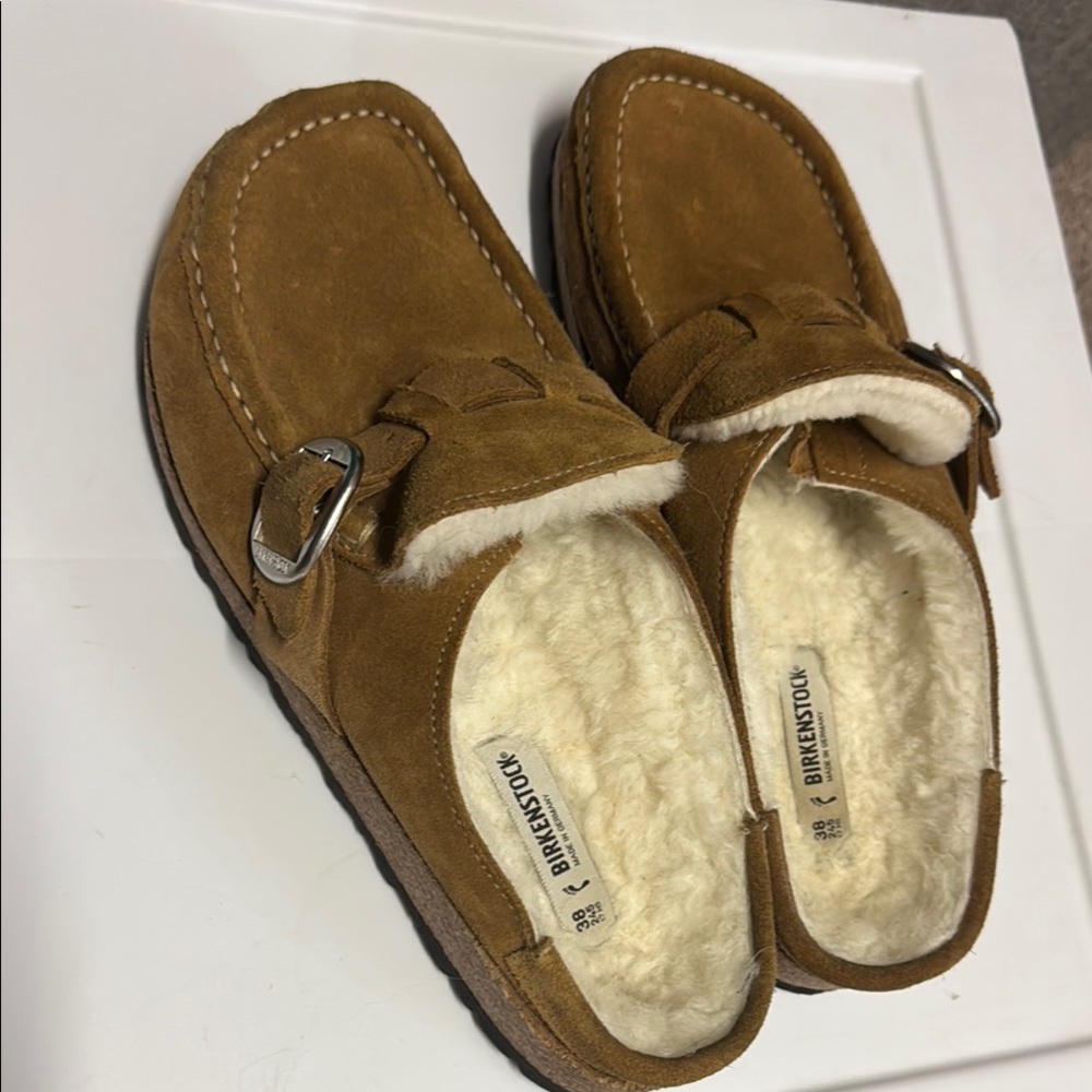Birkenstock Buckley Shearling Slip-Ons